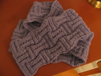 BASKETWEAVE SCARF